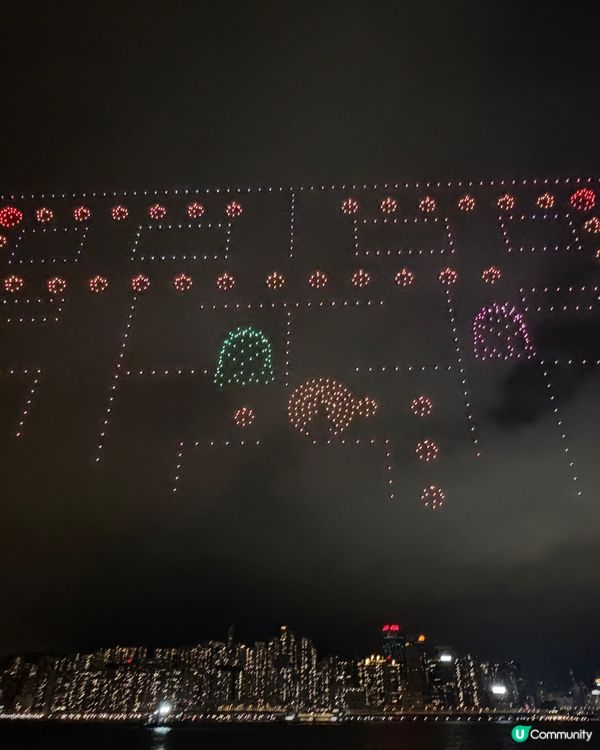 紅磡無人機表演