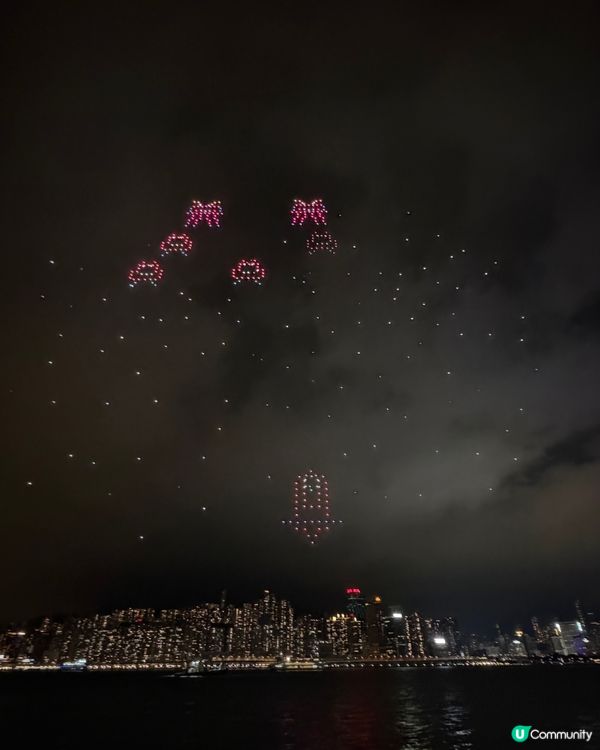 紅磡無人機表演