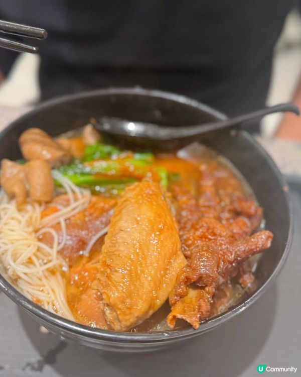 永年車仔麵旺角新分店 加$1多兩個餸