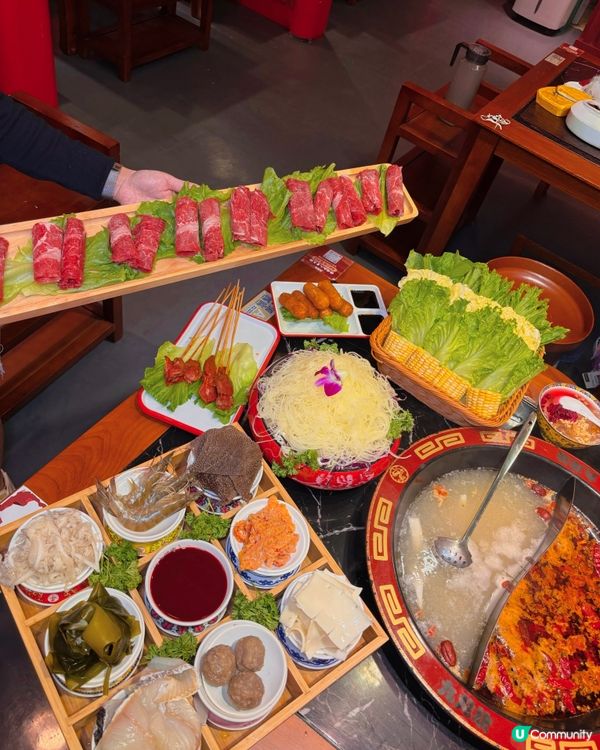 🎀油麻地。回到古代超豪華裝修火鍋店 可以包房唱K🎤🎀