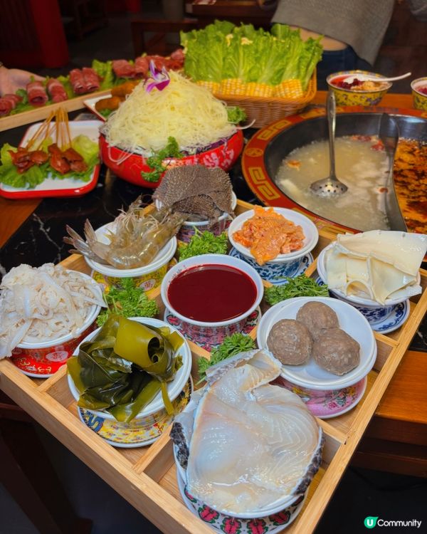 🎀油麻地。回到古代超豪華裝修火鍋店 可以包房唱K🎤🎀