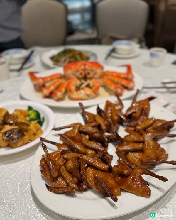 超抵食4斤阿拉斯加蟹連六隻乳鴿套餐（六位用）🦀