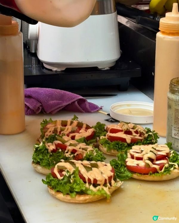 🎀尖沙咀。每日限量200個 即製牛肉漢堡🍔🎀