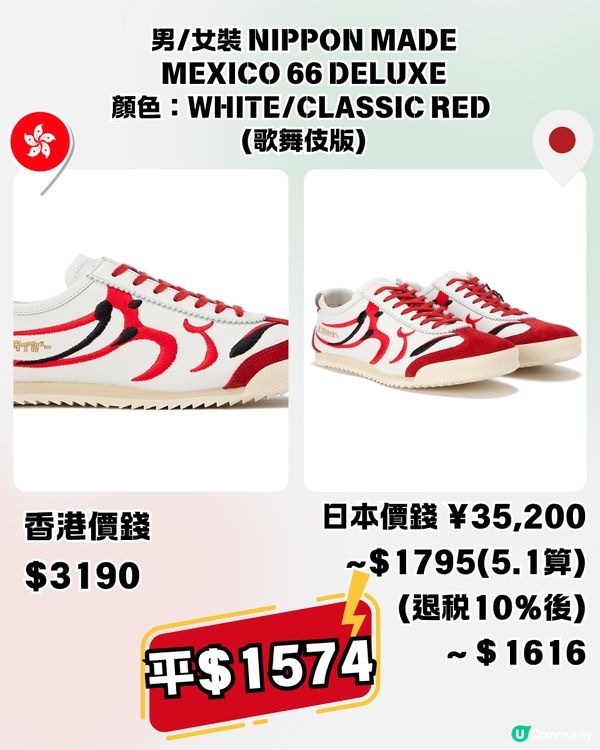 Onitsuka Tiger 15大經典/新款波鞋香港VS日本價錢比較 日本製平$15XX！