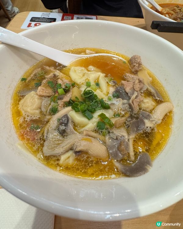 價廉物美的湯麵