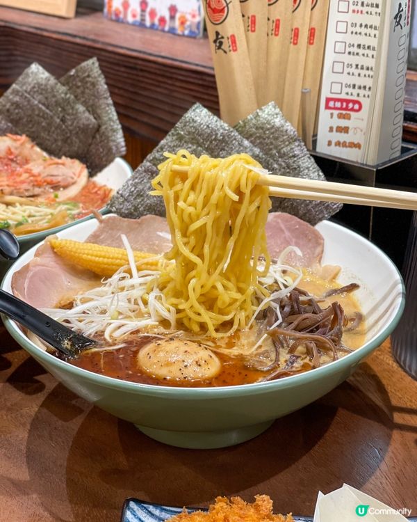 荃灣｜份量十足既拉麵。友拉麵