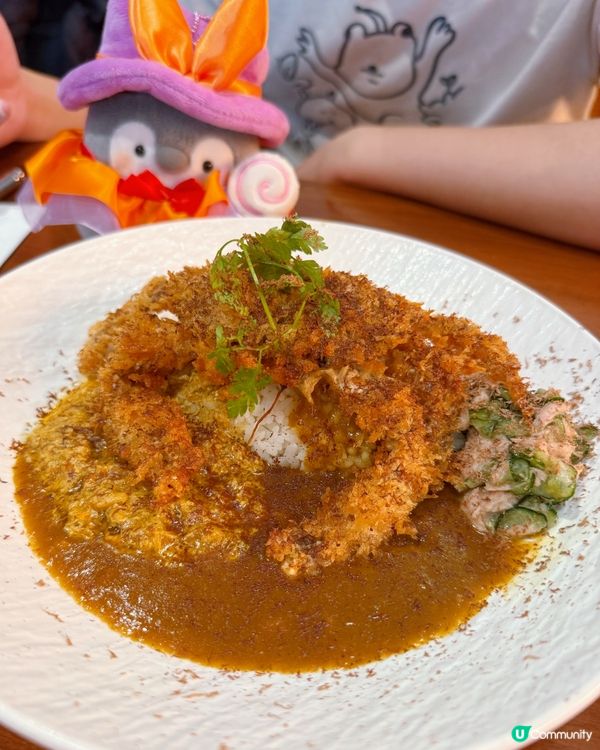 必食昭和風！🦀咖喱飯炸雞超正😋📸