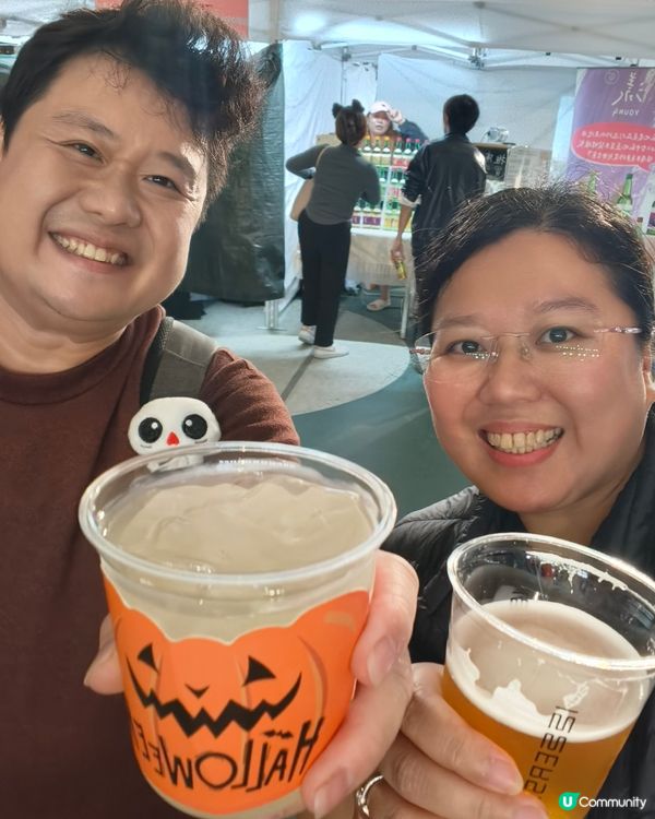 觀塘海濱萬聖節的搞怪氛圍