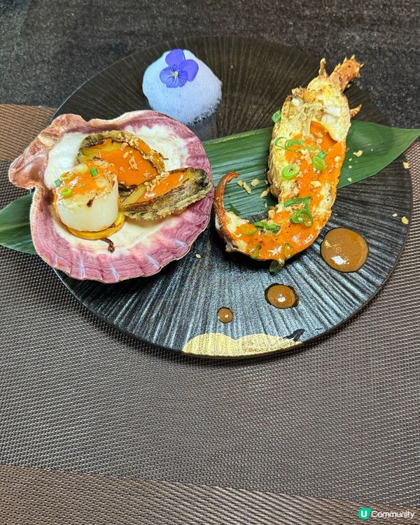 1.  山林道龍亭鐵板燒！海膽和牛套餐🤤情侶必去！💖