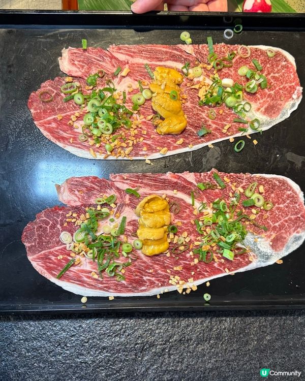 1.  山林道龍亭鐵板燒！海膽和牛套餐🤤情侶必去！💖