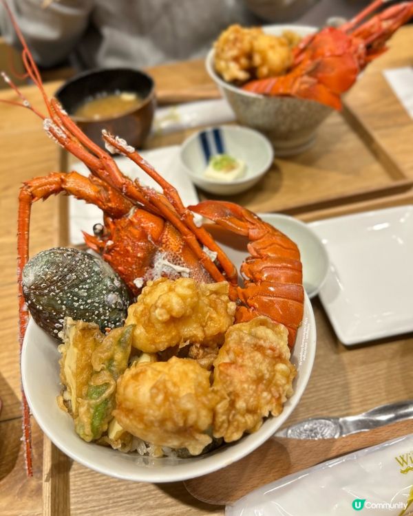 博多必食 💕 3600yen 🦞 龍蝦鮑魚天丼 