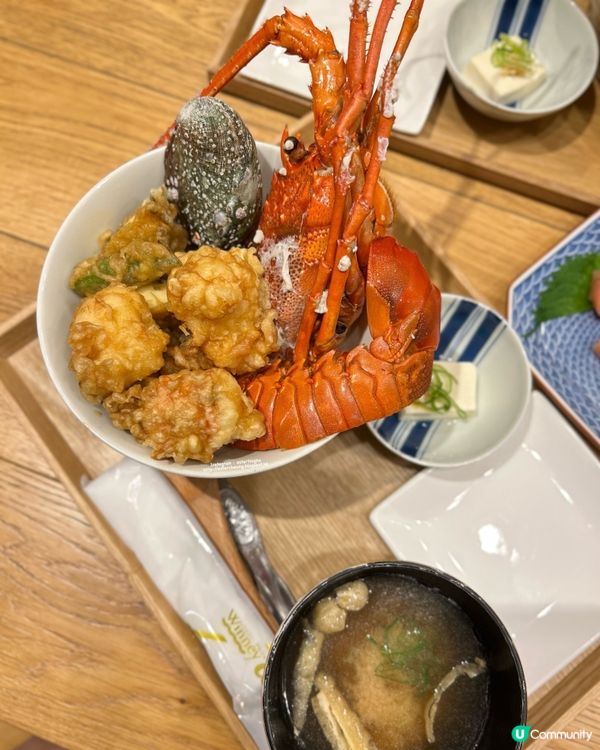 博多必食 💕 3600yen 🦞 龍蝦鮑魚天丼 