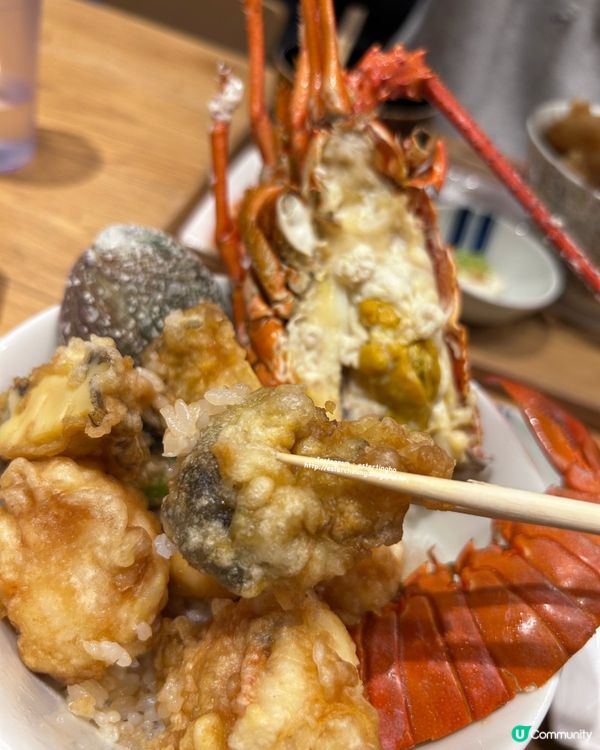博多必食 💕 3600yen 🦞 龍蝦鮑魚天丼 