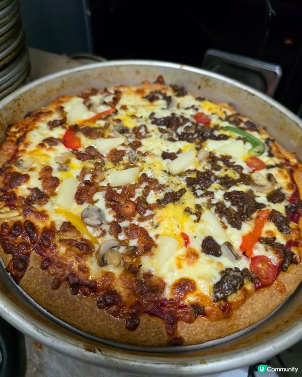 100蚊抵食12寸pizza