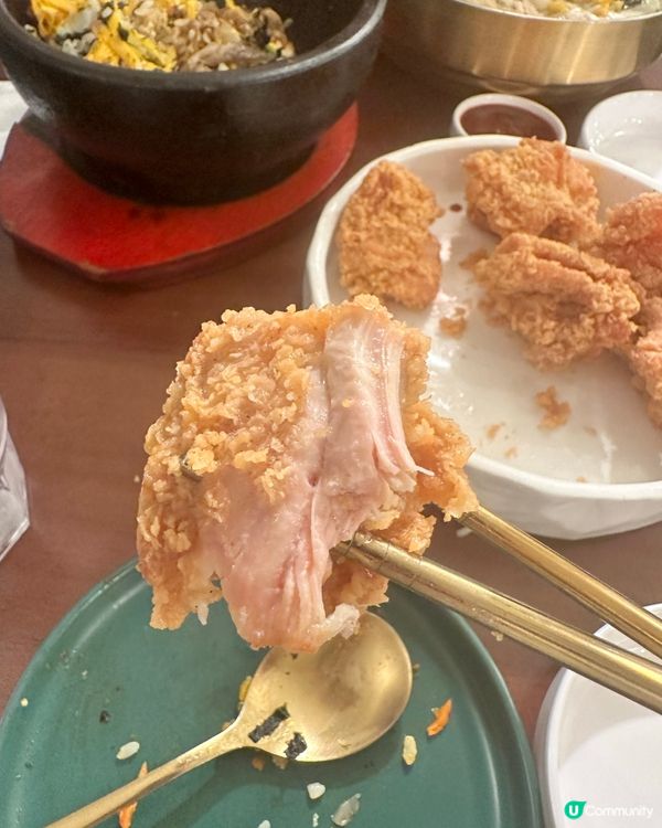 中環掃街🤤！黃金炸雞必食😋！石頭鍋飯正！ #中環美食