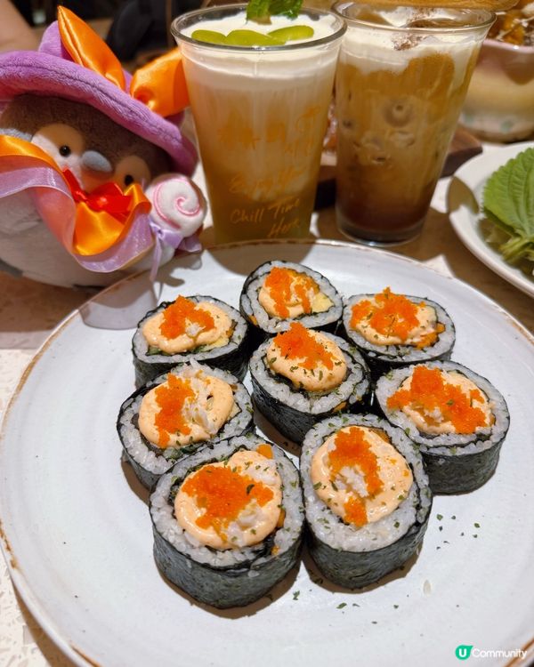 啓德韓系渡假風！豬手窩夫意粉😋 🌃