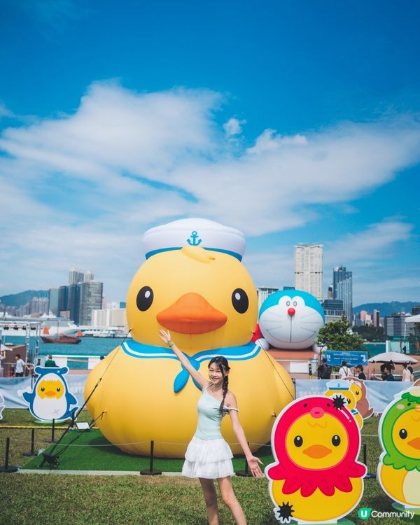 🌟【宏利全力支持:維港海上大巡遊!20米高巨型充氣雕塑】🎠​