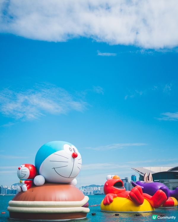 🌟【宏利全力支持:維港海上大巡遊!20米高巨型充氣雕塑】🎠​