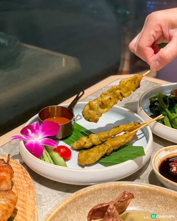 尖沙咀｜靚景靚擺盤星馬菜。安娣瑪萊