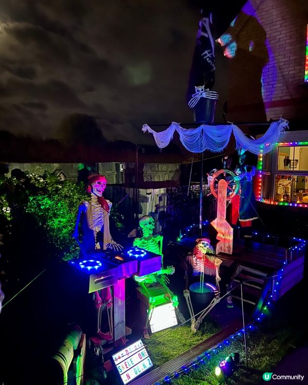 『英國』🎃英國萬聖節｜門口佈置好有氣氛👻