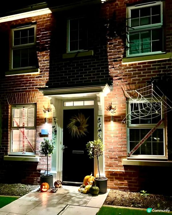 『英國』🎃英國萬聖節｜門口佈置好有氣氛👻