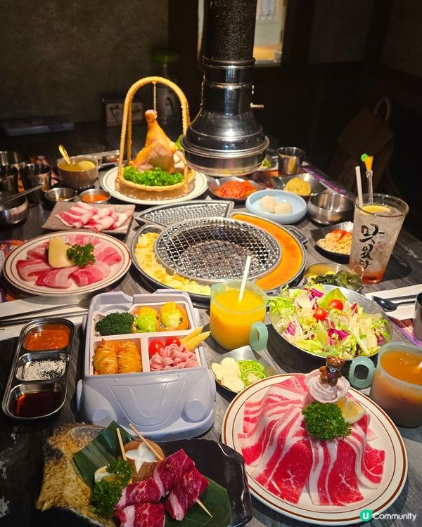 炑八韓烤親子餐廳！放電+燒烤😋！