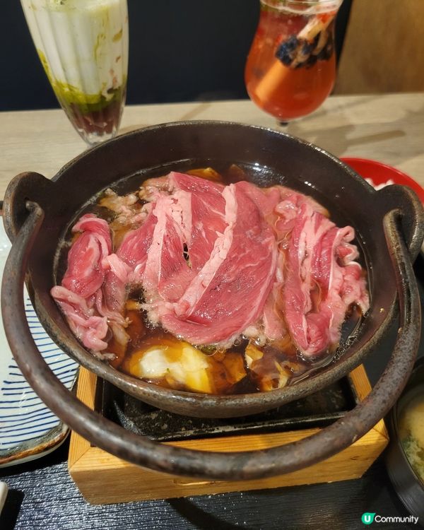 京都勝牛壽喜燒😋！牛肉肥美配蔬菜！🥩🥬