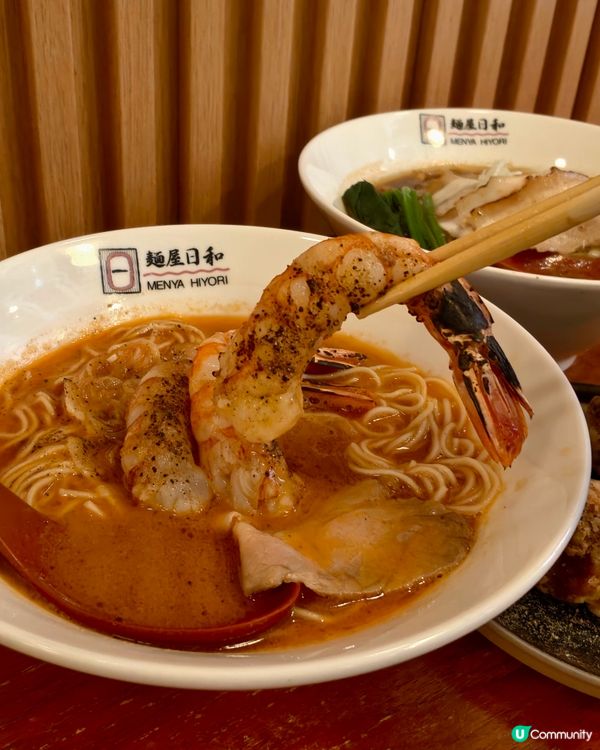 二訪人生拉麵😍🍜🍤赤蝦拉麺，