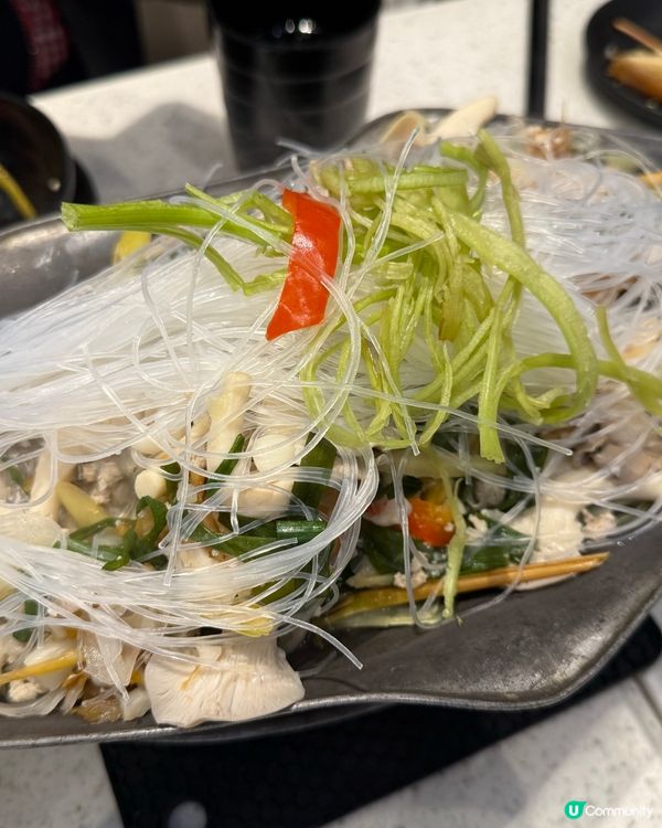 明爐烏頭🐟：大條但肉質麻麻，醬汁正！😋