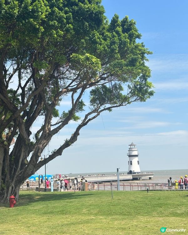 珠海一日遊-單車遊海岸線打卡標誌性珠女+人氣cafe吃可麗路