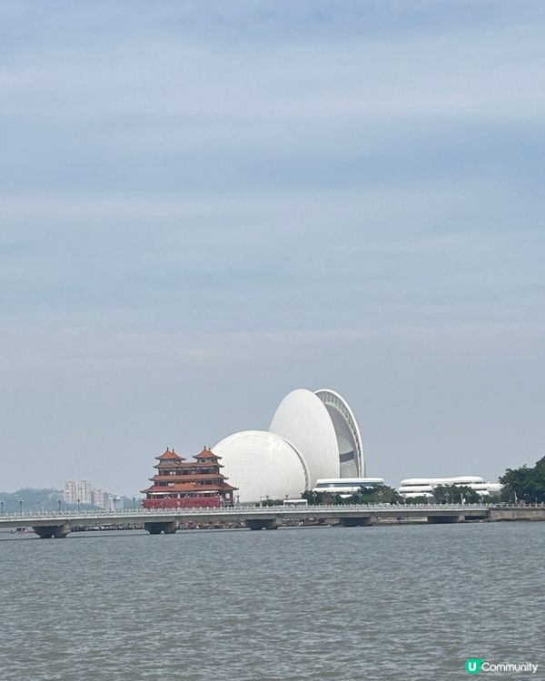 珠海一日遊-單車遊海岸線打卡標誌性珠女+人氣cafe吃可麗路