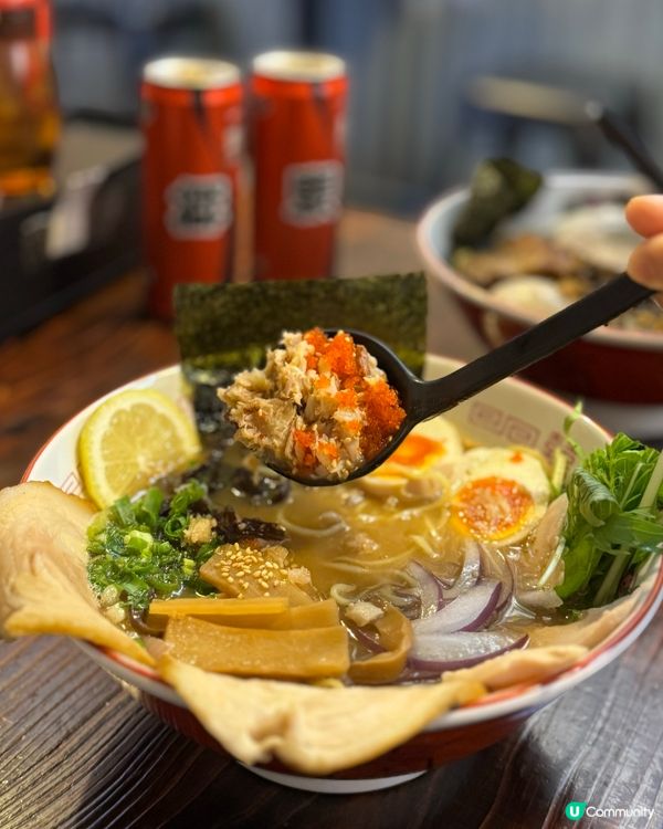限定北海道蟹肉湯拉麵🦀鮮甜到爆😋灣仔必試美食