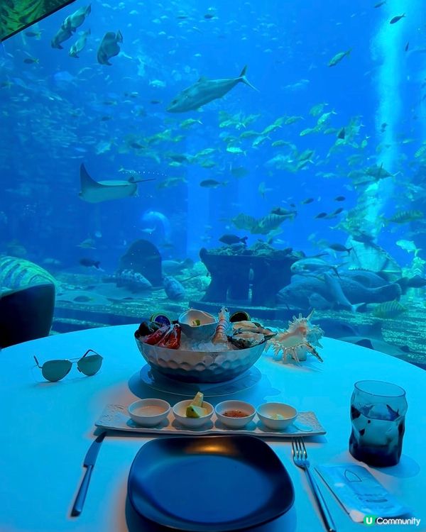 海底餐廳打卡！三亞亞特蘭蒂斯🌊✨