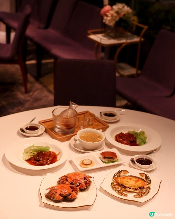 米芝蓮金秋蟹宴！爆膏陽澄湖大閘蟹🦀