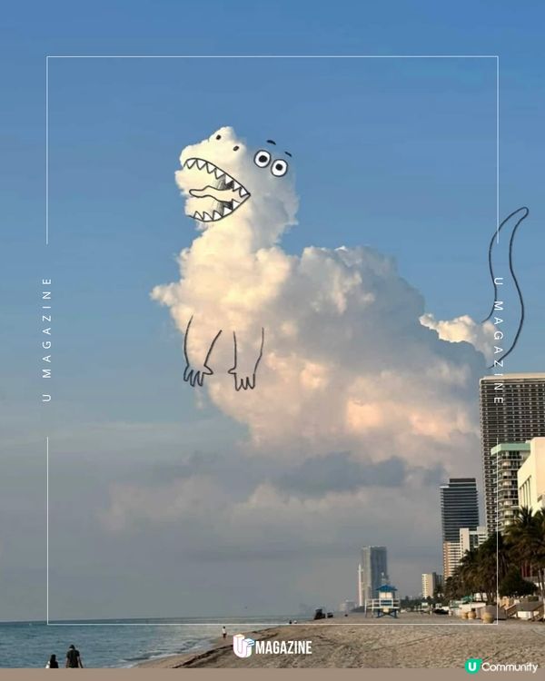 把平淡天空變成療癒畫布的藝術☁️！