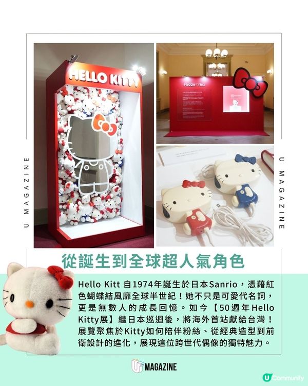 Kitty 50週年展降臨台北從可愛到前衛！Kitty的50年進化論！