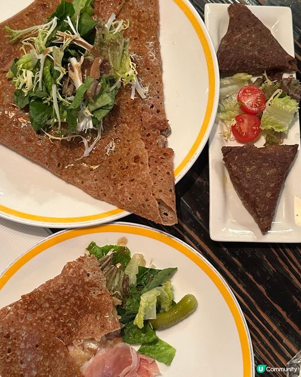 有鹹有甜 三角形crepe