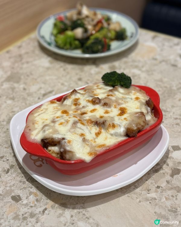 有鑊氣西蘭花炒鯛魚片😋！啟德冰室抵食晚市套餐！