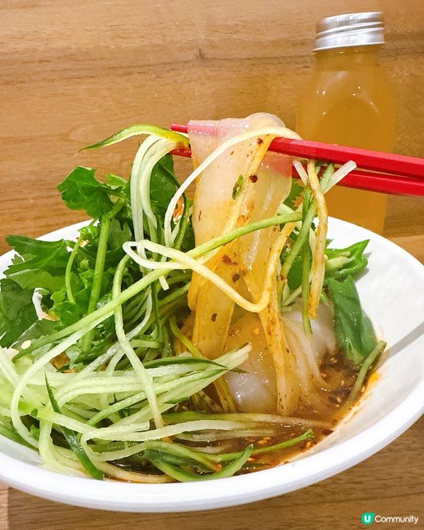 旺角黑布街涼皮🤤！芫荽控必去！🌿🌶️