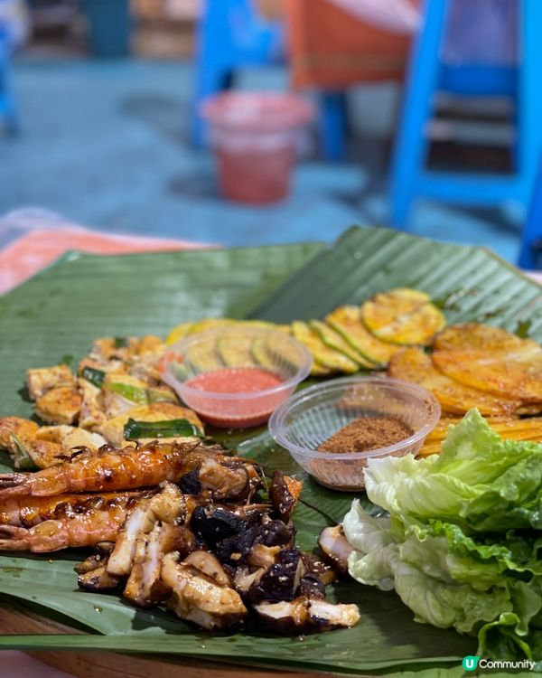 🌶️傣味燒烤太爽了!景洪夜晚必吃!