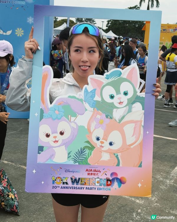 2025.11.02 迪士尼跑！🏃‍♀️💨 沿路打氣超正！🥳