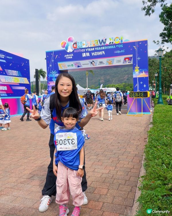 【迪士尼3K跑🥳！Disneyland Run🎉】