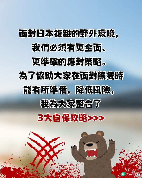 遊日必讀！防熊「大叫」反惹黃蜂狂襲😱19人登山受傷！園方提醒：秋季屬危險期🚨附3大防熊自保新法