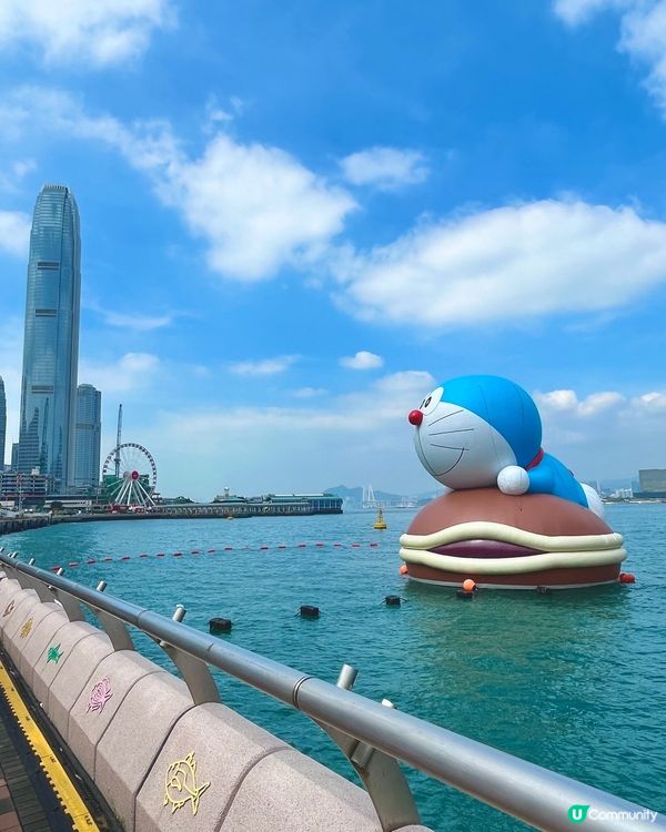 維港海上巡遊！多啦A夢勁吸睛🤩 影相打卡一流！📸