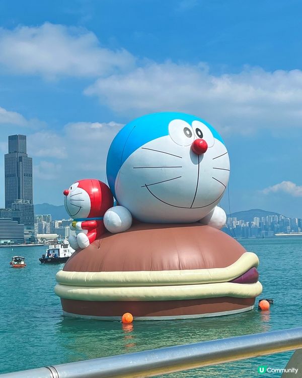 維港海上巡遊！多啦A夢勁吸睛🤩 影相打卡一流！📸