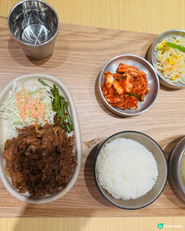 ＄68韓式定食😋大邱炭燒烤肉🔥