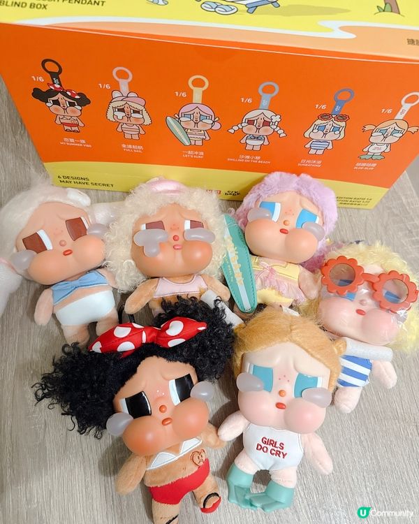 Crybaby最新系列搪膠毛絨掛件開🎁