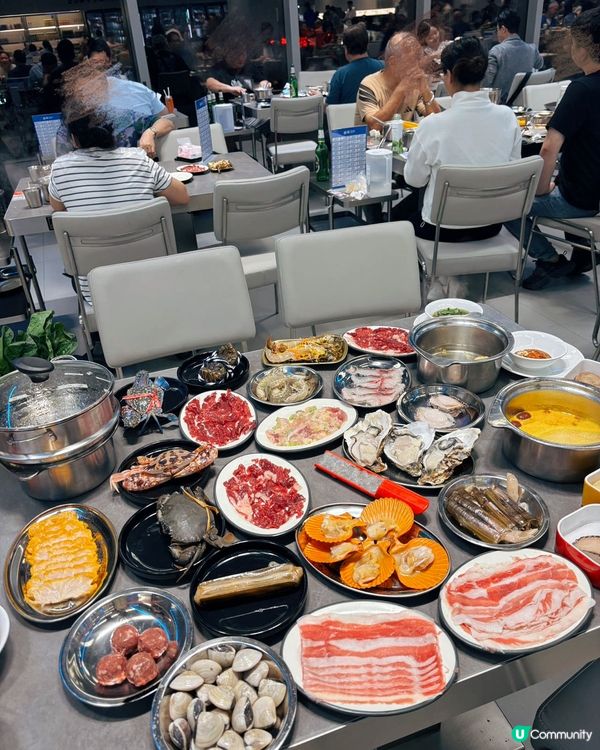 1.  凍冰冰打邊爐🤤！羅湖海鮮火鍋勁抵食！🦞🦀🦪