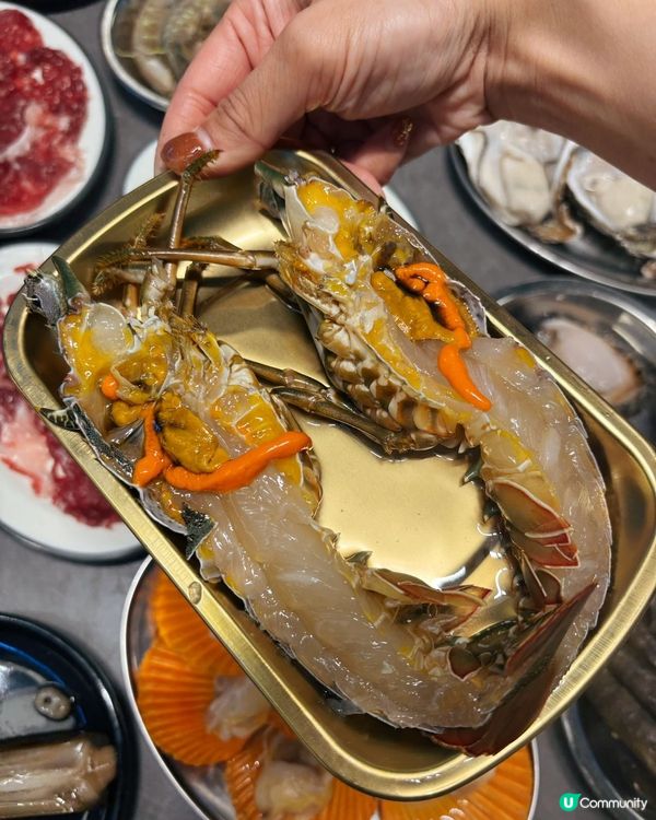 1.  凍冰冰打邊爐🤤！羅湖海鮮火鍋勁抵食！🦞🦀🦪