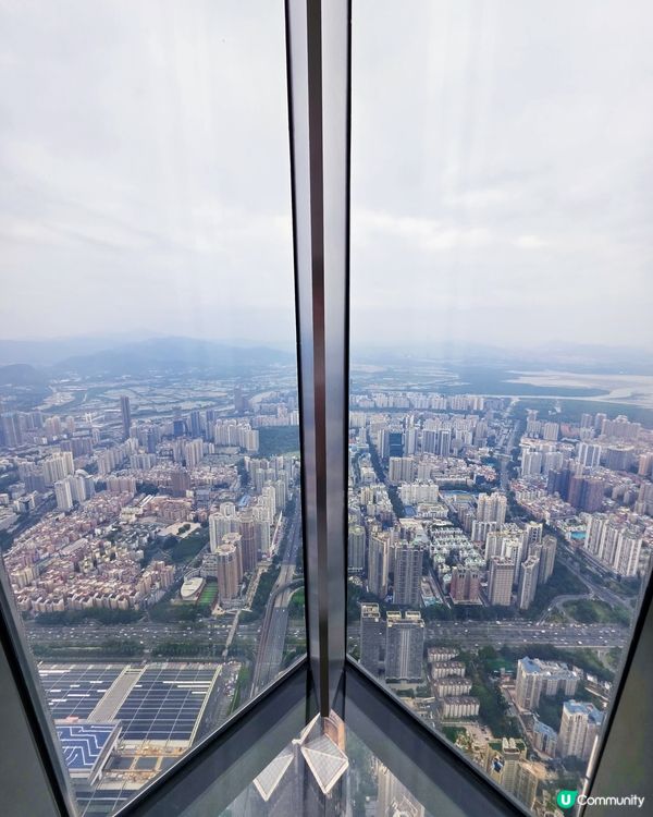 深圳平安金融中心雲際觀光層☁547.6米全透明觀景